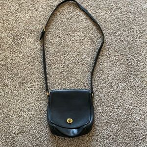 Vintage leather coach crossbody purse